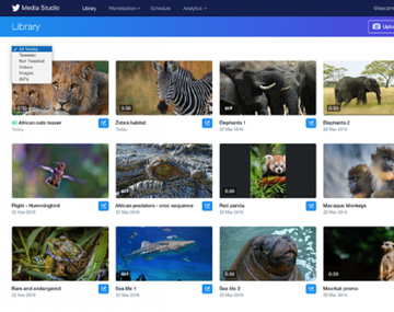 Twitter lanzó la herramienta Media Studio