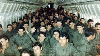 Soldados de las Malvinas 1982. Imagen de archivo Soldados de las Malvinas 1982. Imagen de archivo