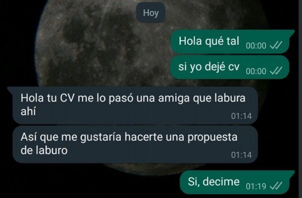 Dejó un CV en una conocida cafetería y recibió una gravísima propuesta