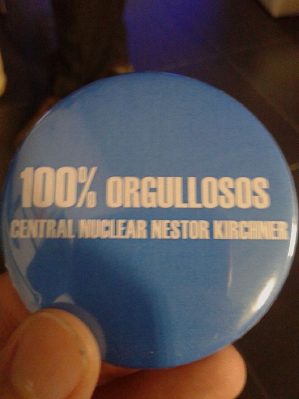 ¿Qué decía el pin que tenía puesto Cristina?