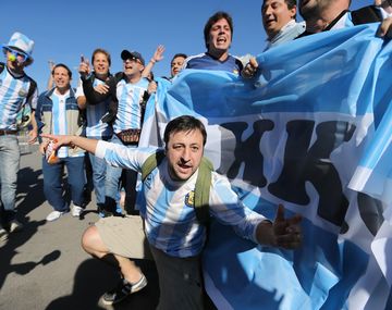 Clima hostil: argentinos y brasileños calentaron la previa en San Pablo