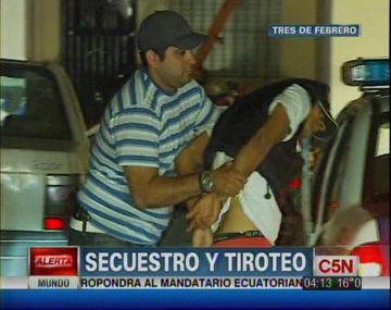 Secuestro y tiroteo en Tres de Febrero: dos detenidos