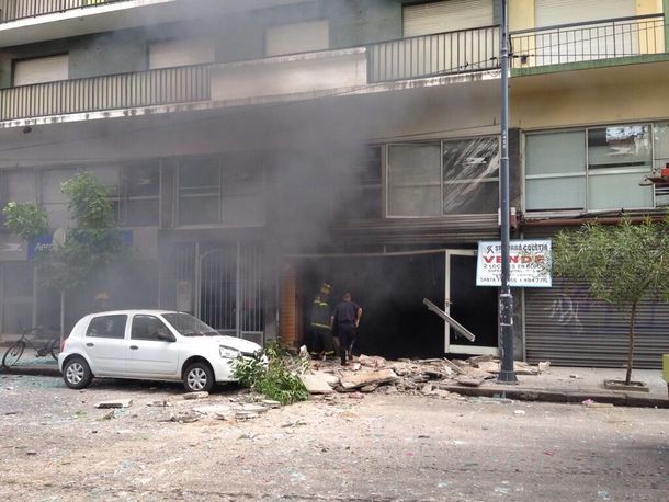 Explosión en un local de un edificio de Mar del Plata