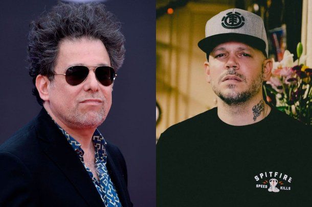 Andres Calamaro y René Pérez