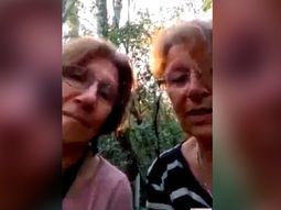 Dos jubiladas sobrevivieron dos días perdidas en la selva tucumana: el desopilante video que grabaron