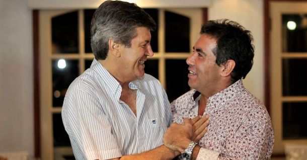 El festejo de cumpleaños de Diego Pérez junto a Carlín Calvo