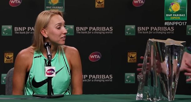 La rusa se lo tomó con humor