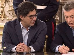 Germán Garavano y Mauricio Macri