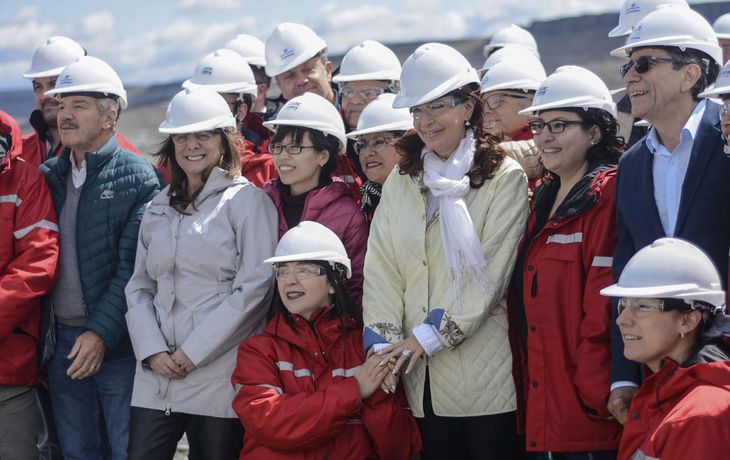Cristina visitó represas  y acusó a Macri de abandono y desidia por paralizar las obras