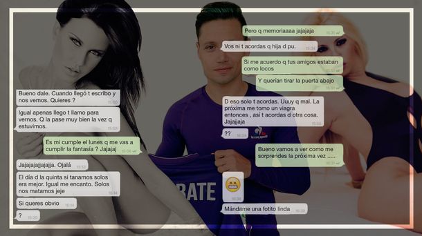 Escracharon a Mauro Zárate: mirá sus supuestos chats de Whatsapp con una chica Playboy