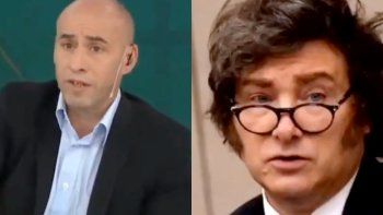 Javier Milei se cruzó con todo con Esteban Trebucq por Manuel Adorni.