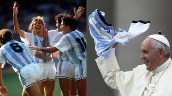 El papa Francisco le agradeció a Caniggia su gol a Brasil en Italia 90 El papa Francisco le agradeció a Caniggia su gol a Brasil en Italia 90