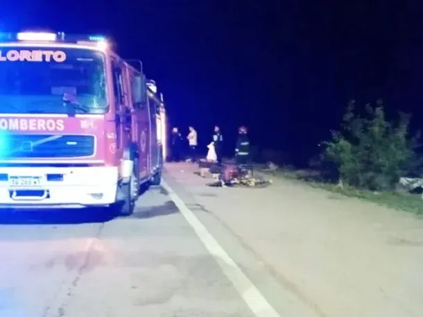 Santiago del Estero: murió un arquero al incrustarse con su auto en un camión