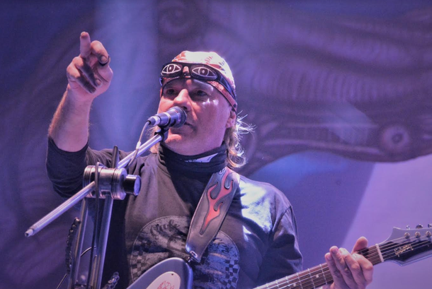 Chizzo, el cantante de La Renga. Foto: (Gentileza MEGA 98.3) Chizzo, el cantante de La Renga. Foto: (Gentileza MEGA 98.3)