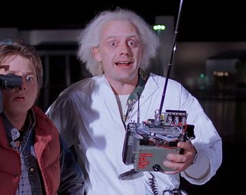 Michael J. Fox y Christopher Lloyd