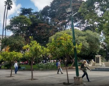 Abandonaron a una nena de 2 años en una plaza céntrica