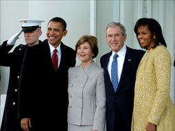 Obama y Bush