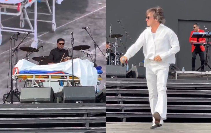 Cosquín Rock 2026: Joaquín Levinton ingresó en ambulancia para su regreso a los escenarios