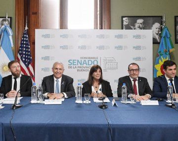 El embajador de Estados Unidos visitó el Senado bonaerense 