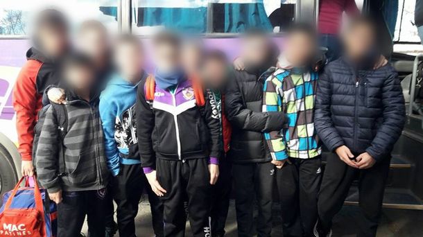 El equipo infantil de hockey que viajó a Entre Ríos