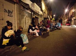 Personas evacuadas por el sismo en México Personas evacuadas por el sismo en México