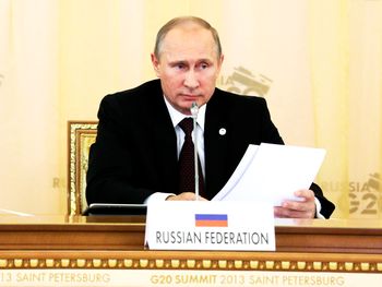 Vladimir Putin propuso que el G20 debata la crisis en Siria