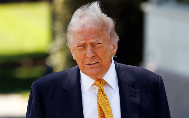 Donald Trump en la Casa Blanca. Donald Trump en la Casa Blanca.