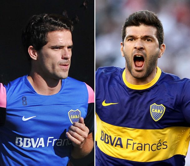 Otro cruce en Boca: ahora se enfrentaron Gago y Gigliotti