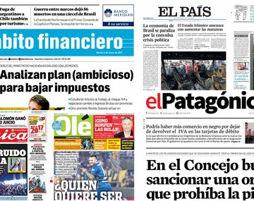 Tapas de diarios del martes 3 de enero de 2017