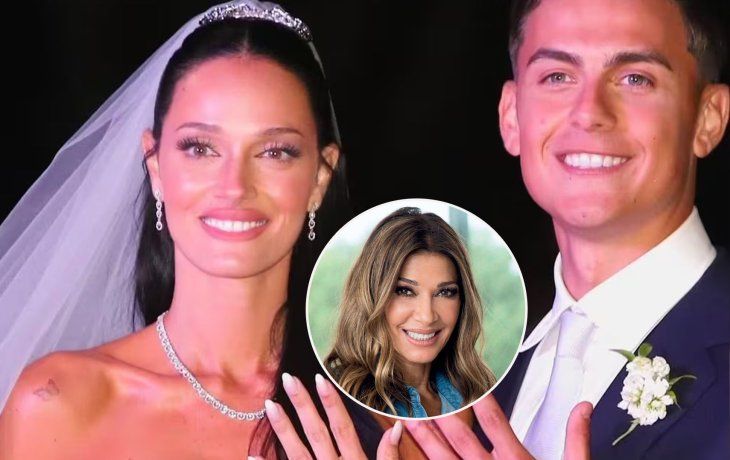 Catherine Fulop reveló la frase que le dijo Dybala a Oriana en su boda