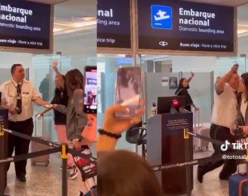 VIDEO: Locura en el aeropuerto en el gol de la Selección Argentina