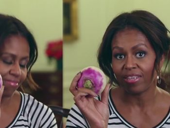 Michelle Obama y la alimentación saludable