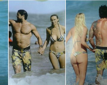 Las vacaciones de Luciano Castro y Sabrina Rojas