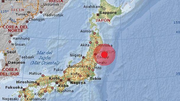 Un terremoto de 6,1 grados golpea el noreste de Japón