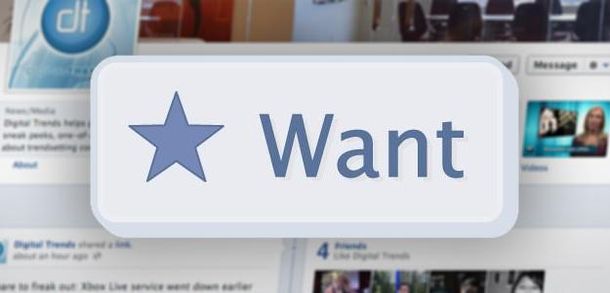 Después del exitoso Me gusta, Facebook prueba el Lo quiero