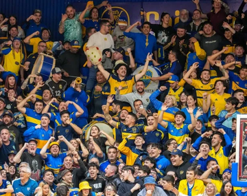 Boca debutó en la LNB: sus hinchas festejaron con locura la eliminación de River