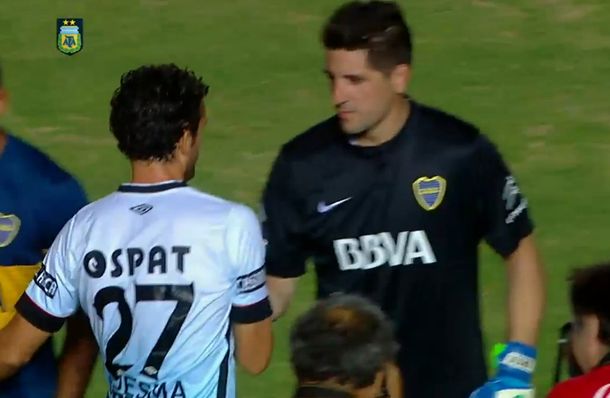 Paz tras la polémica: mirá el saludo Orion y Ledesma en la previa