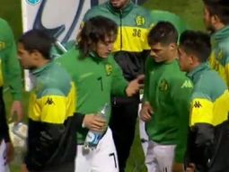 lugüercio sufrio un piedrazo y aldosivi-lanus estuvo a punto de no jugarse lugüercio sufrio un piedrazo y aldosivi-lanus estuvo a punto de no jugarse