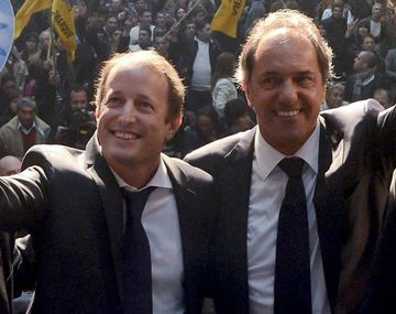 Daniel Scioli y Martín Insaurralde volverán hoy a mostrarse juntos en un acto