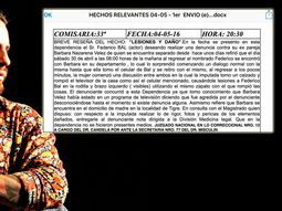 fede bal denuncio que barbie velez rompio una tv y lo lastimo en una pierna fede bal denuncio que barbie velez rompio una tv y lo lastimo en una pierna