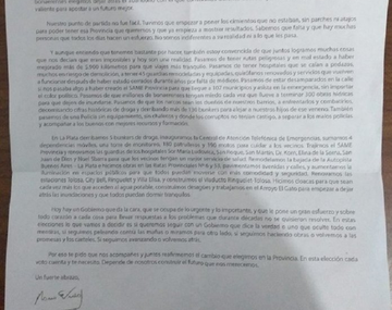Vidal reparte boletas a desaparecidos para construir el futuro