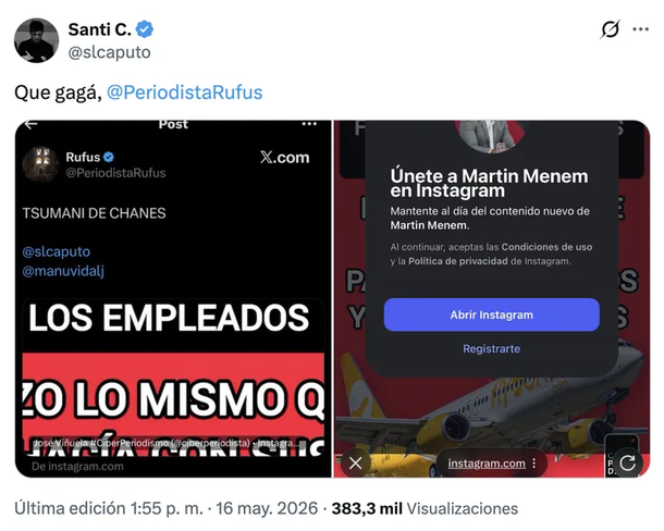 La interna digital libertaria sumó un capítulo, con Martín Menem como el principal apuntado. La interna digital libertaria sumó un capítulo, con Martín Menem como el principal apuntado.