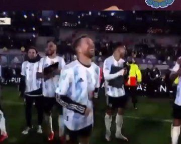 El Papu Gómez se bailó todo durante los festejos de la Selección Argentina