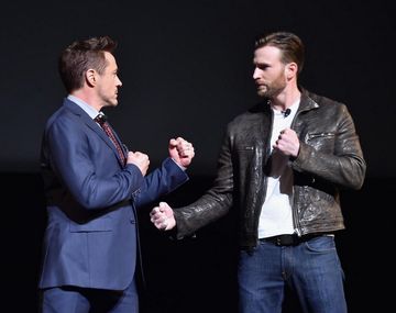 Reunión de Marvel: Chris Evans y Robert Downey Jr se reencontraron en los Oscar
