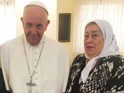 Hebe de Bonafini y el papa Francisco Hebe de Bonafini y el papa Francisco
