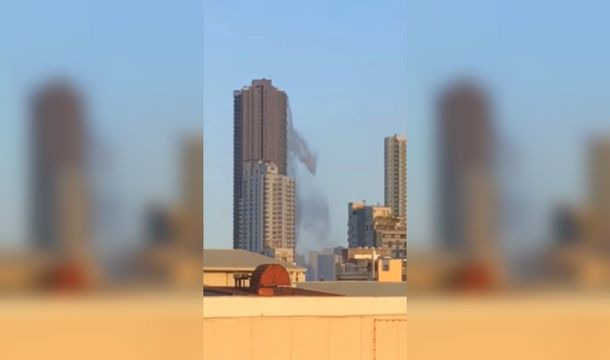 Un sismo de 6,3 en Filipinas sacudió la piscina de una torre de 53 pisos