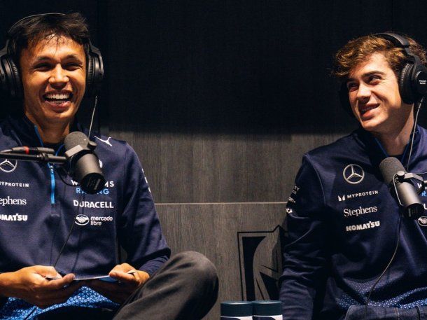 Franco Colapinto y Alex Albon