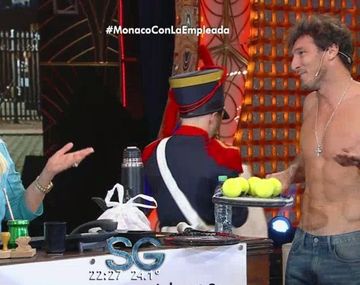 Mónaco se quedó en cuero con Susana Giménez