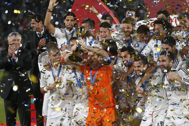 Los festejos del Real Madrid campeón del mundo