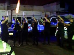Sancionarán al grupo de policías que festejó la Navidad a los tiros